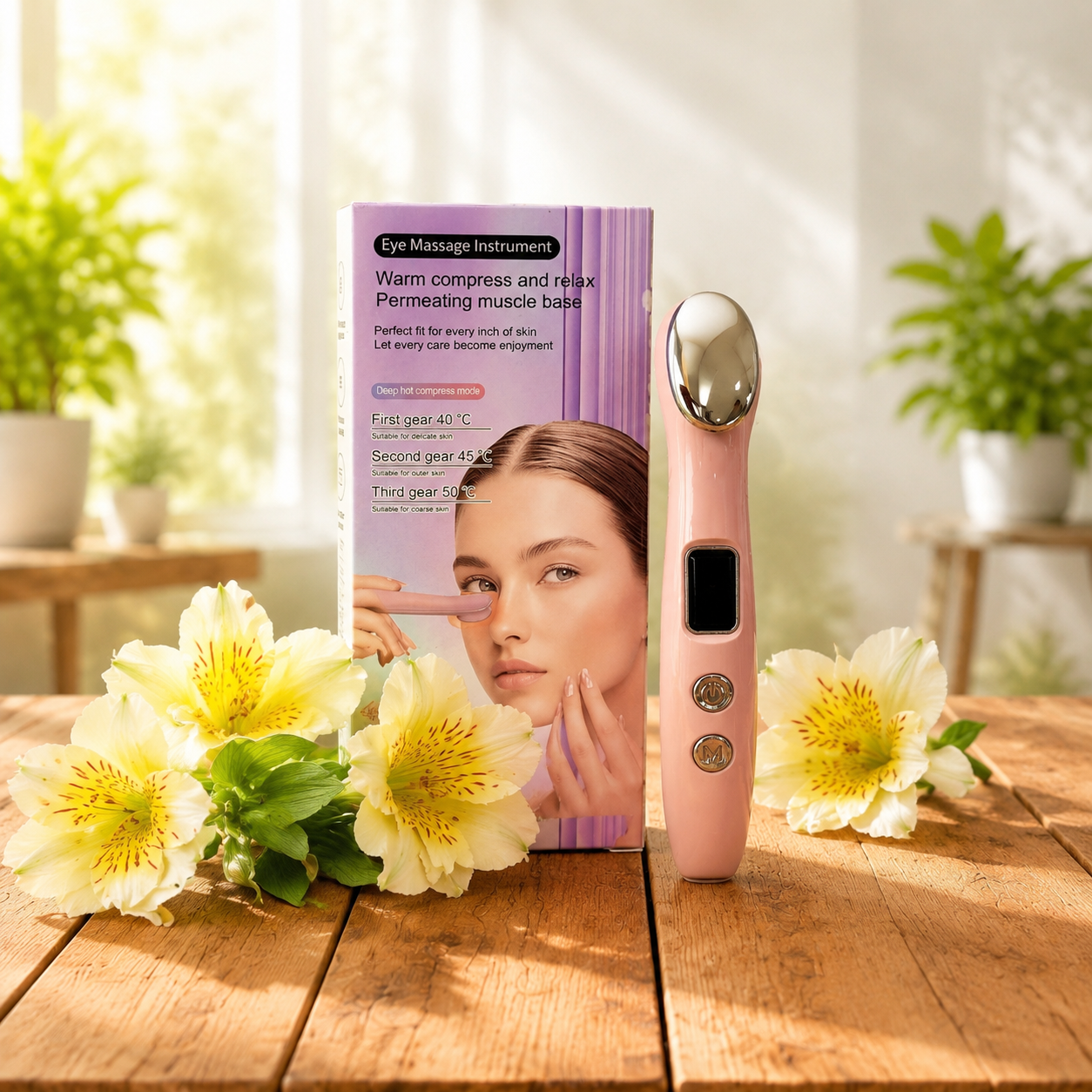 ماساژور چشم EMS الکتریکی | Electric Eye Massager با گرمایش و میکروجریان
