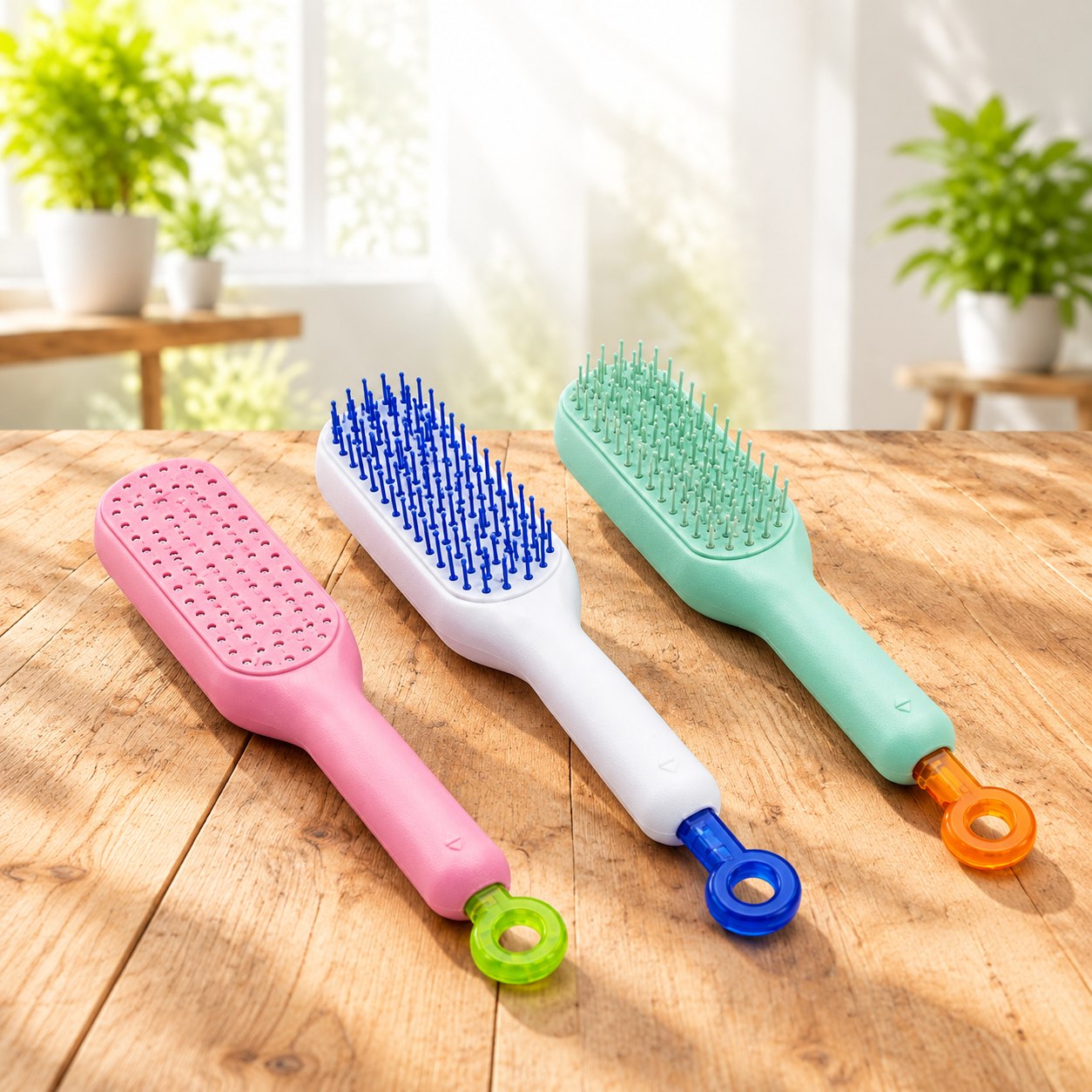 برس مو جادویی دندانه جمع شونده | گره بازکن و تمیزشونده Magic Hair Brush