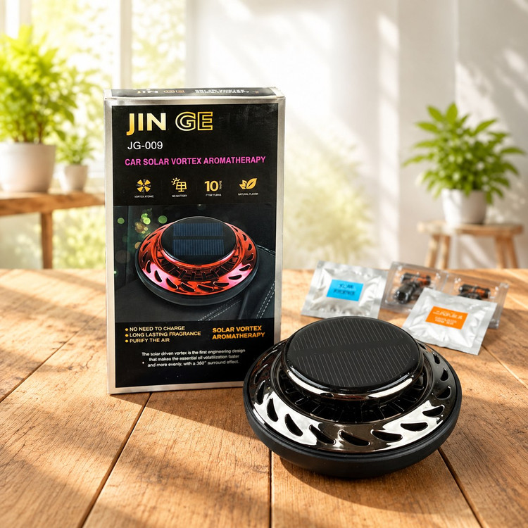 خوشبو کننده خورشیدی ماشین JIN GE مدل JG-009 اورجینال (پخش عطر چرخان)
